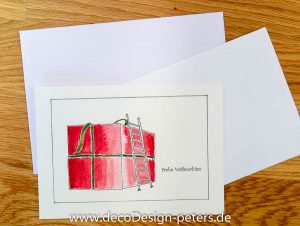 Weihnachtskarte "Groß(artig)e Weihnachten" (c)decoDesign-peters